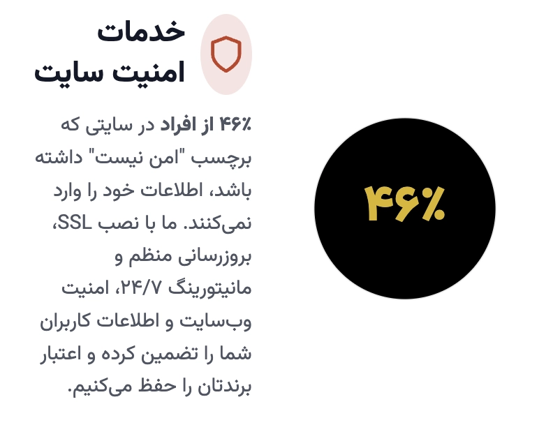 خدمات امنیت سایت