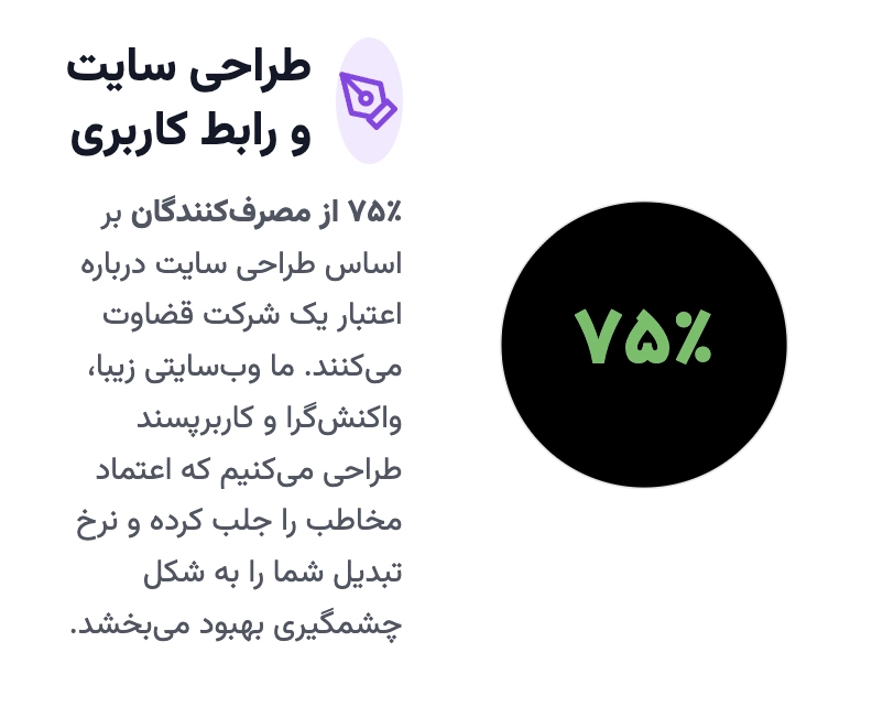 خدمات طراحی سایت و رابط کاربری